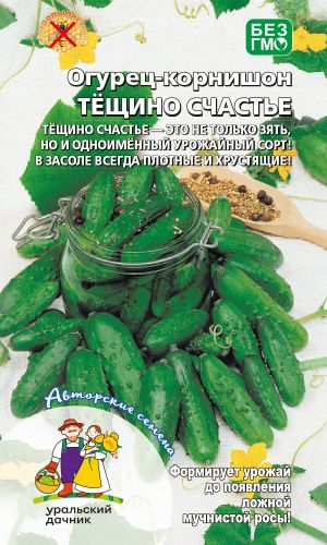 Огурец ТЁЩИНО СЧАСТЬЕ — не только зять, но и урожайный сорт! В засолке всегда плотные и хрустящие!